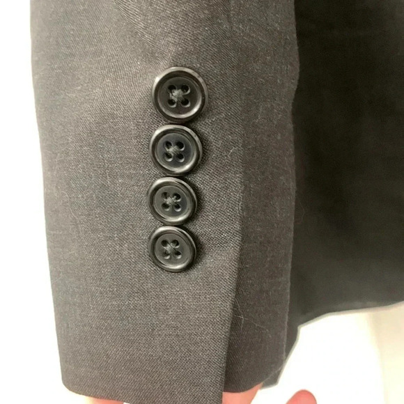 Men’s Jos. A. Bank Sports Coat Size 46L Black EUC - Picture 8 of 10